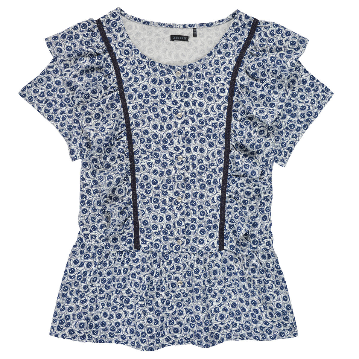 Camicetta ragazza Ikks XS12052-48-C Blu