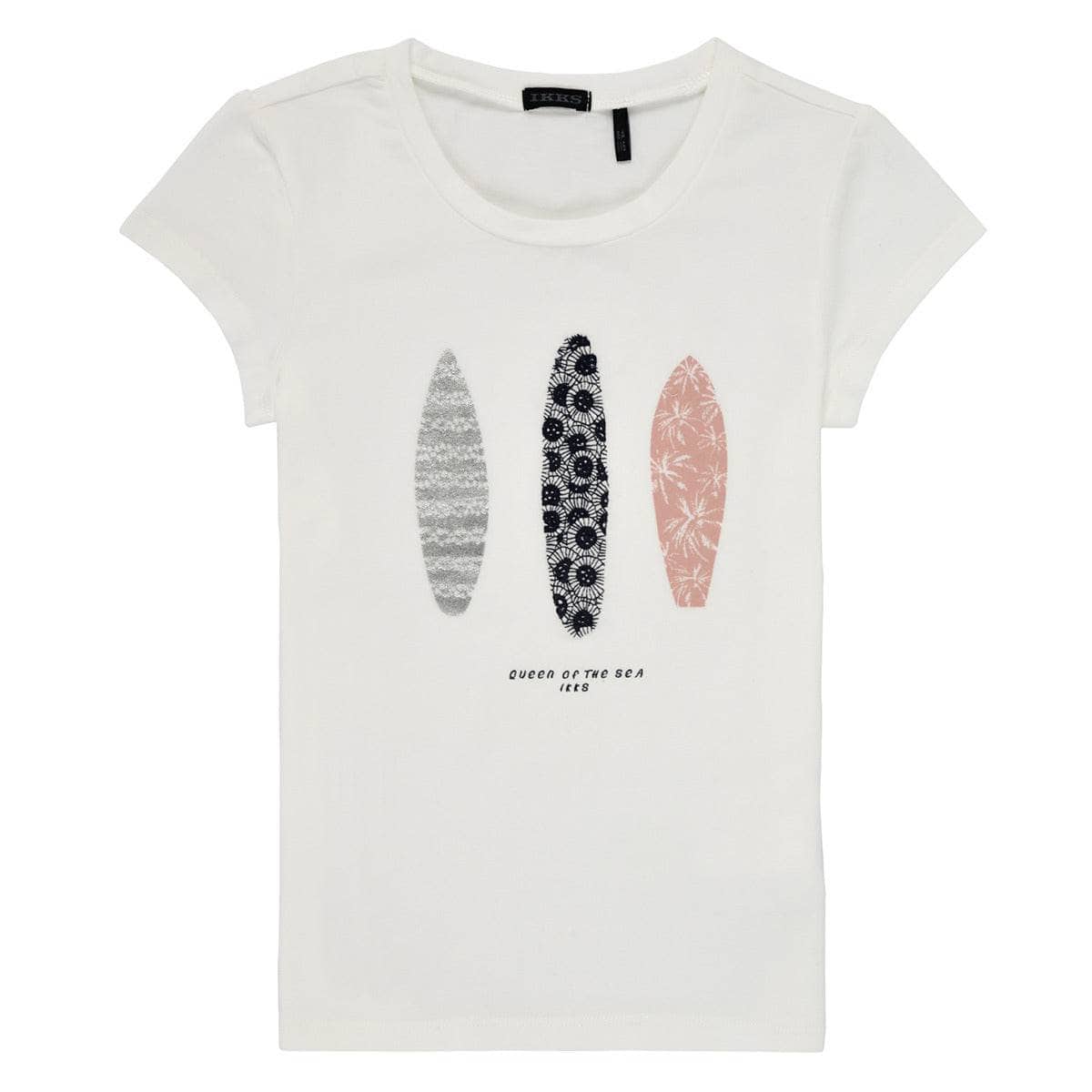 T-shirt ragazza Ikks XS10162-19-C Bianco