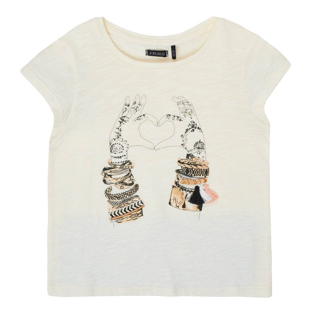 T-shirt ragazza Ikks XS10002-11-C Bianco