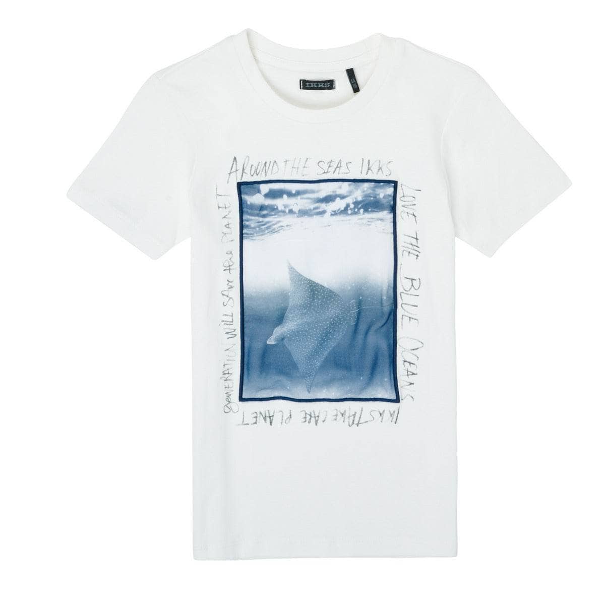 T-shirt ragazzo Ikks XS10033-19-C Bianco