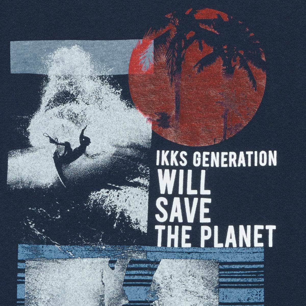 T-shirt ragazzo Ikks XS10013-48-C Blu