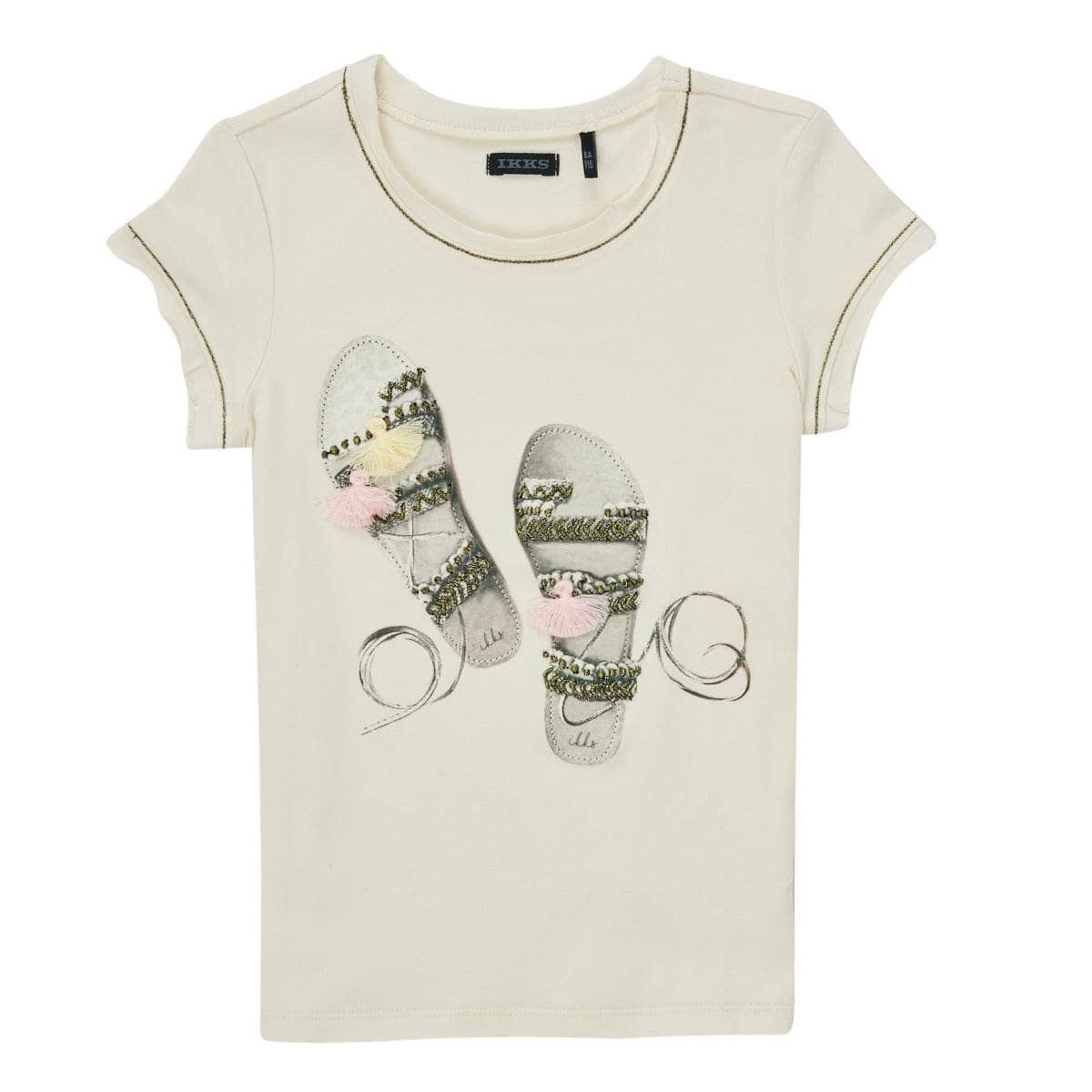 T-shirt ragazza Ikks XS10132-11-J Bianco