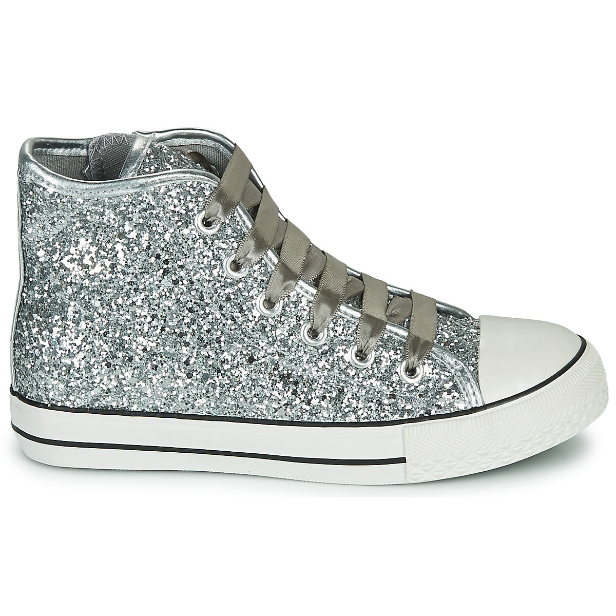 Scarpe bambini ragazza Citrouille et Compagnie OUTIL PAILLETTES Argento