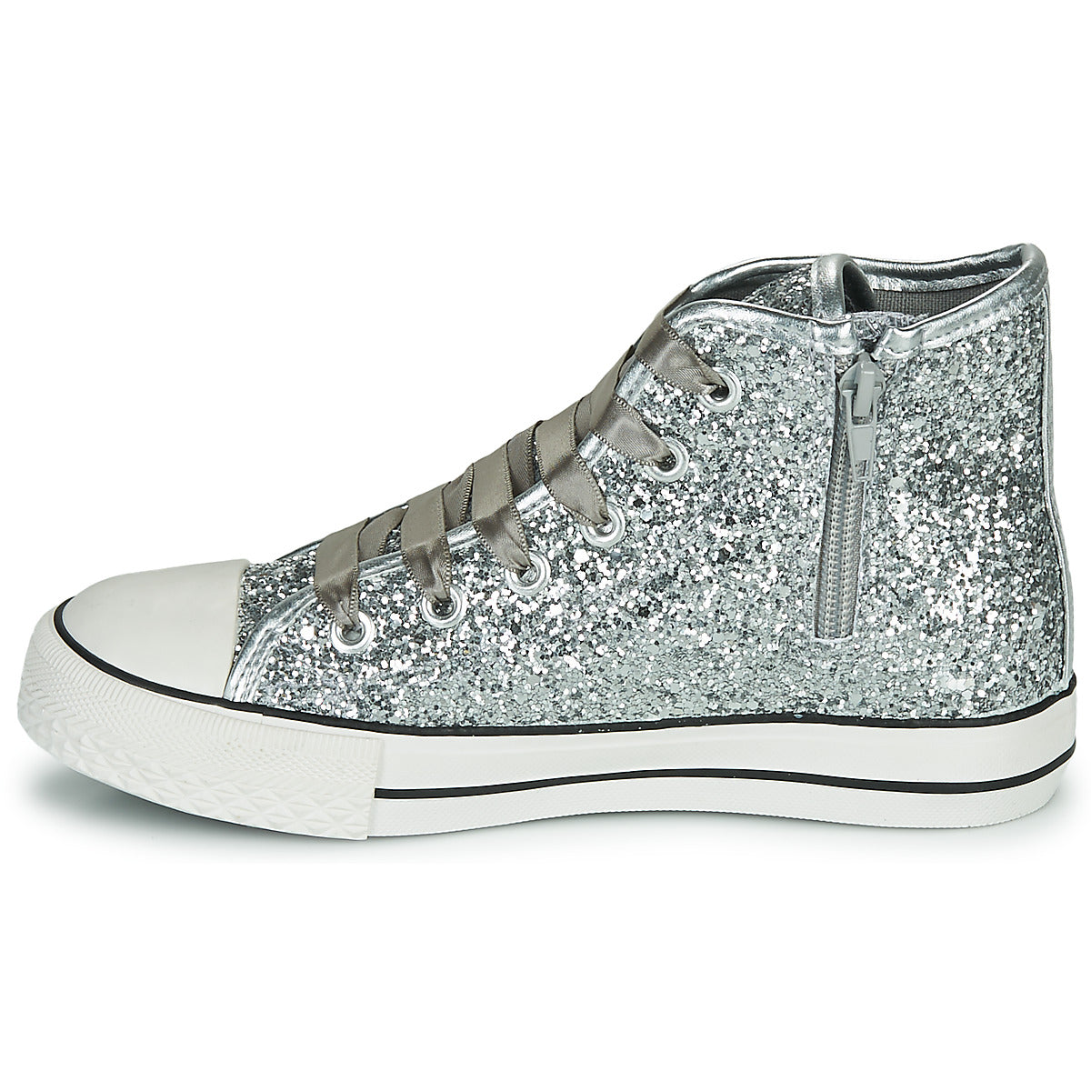 Scarpe bambini ragazza Citrouille et Compagnie OUTIL PAILLETTES Argento