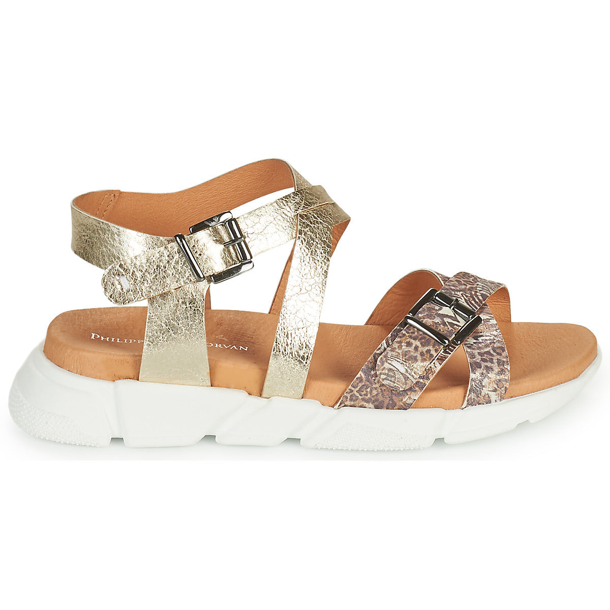 Sandali Donna Philippe Morvan KAKI V1 Marrone