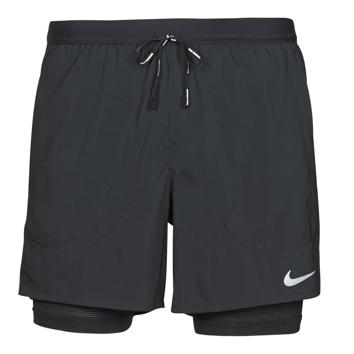 Pantaloni corti Uomo Nike DF FLX STRD 2IN1 SHRT 5IN Nero