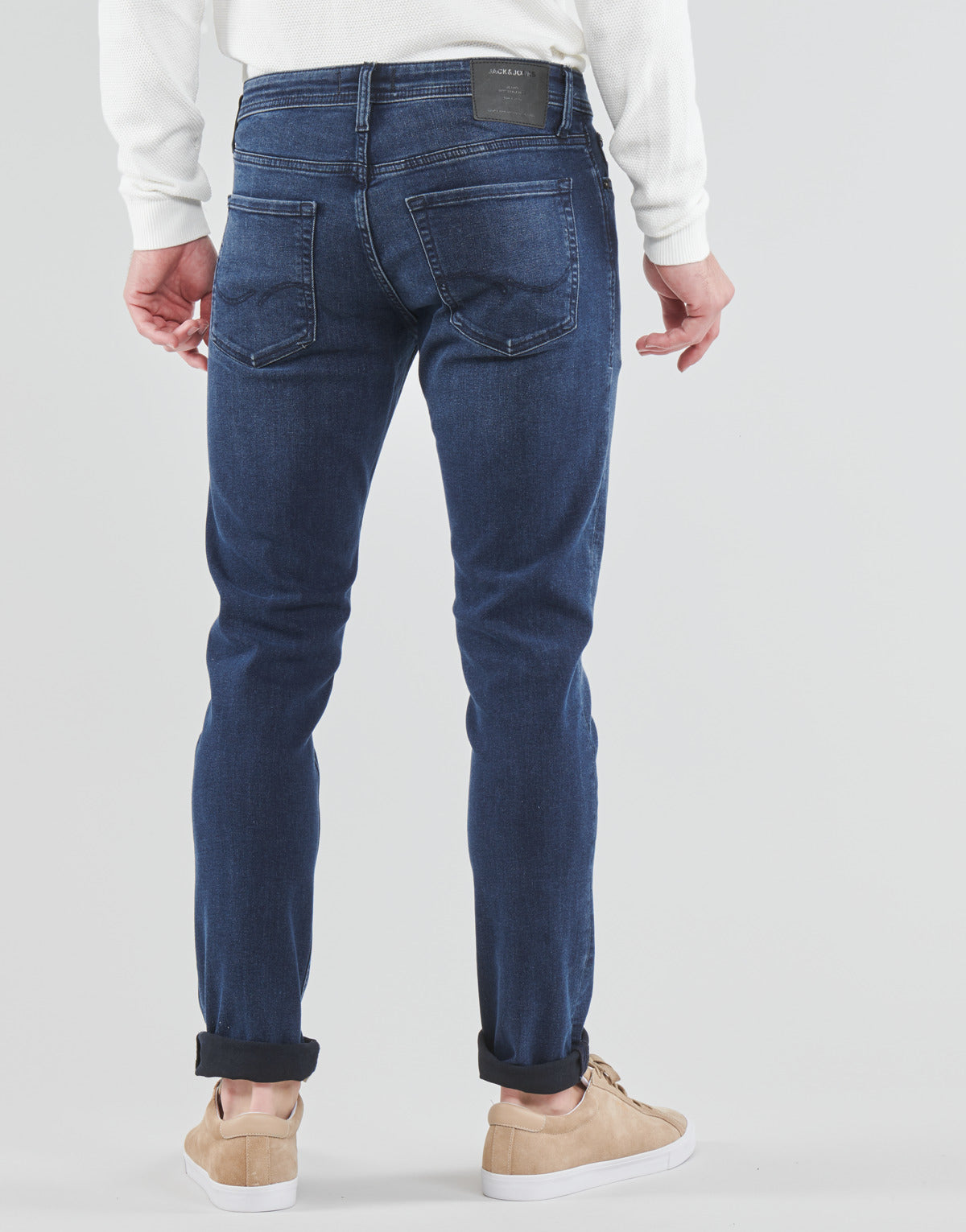 Jeans Slim Uomo Jack & Jones JJIGLENN Blu