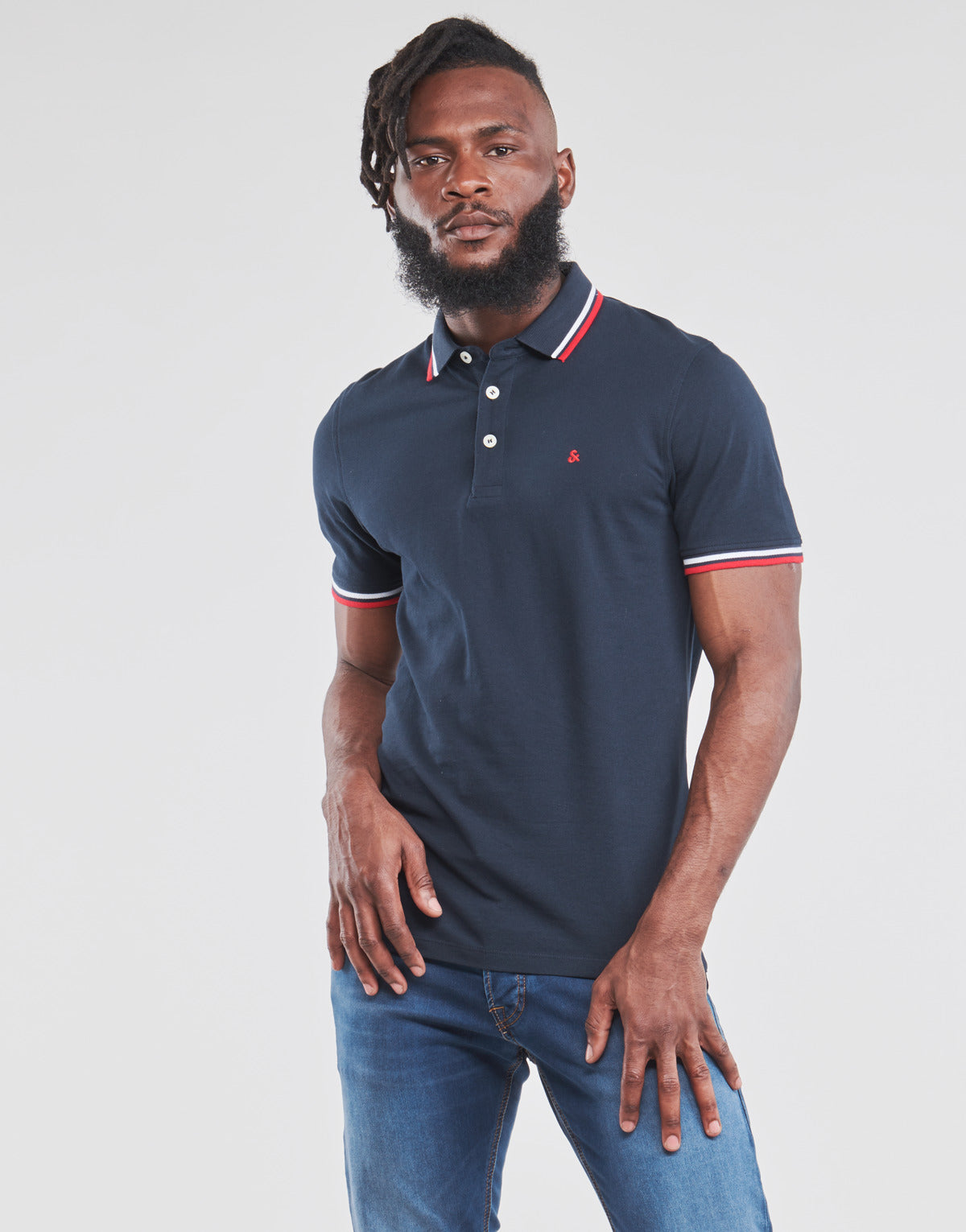 Polo Uomo Jack & Jones JJEPAULOS Blu