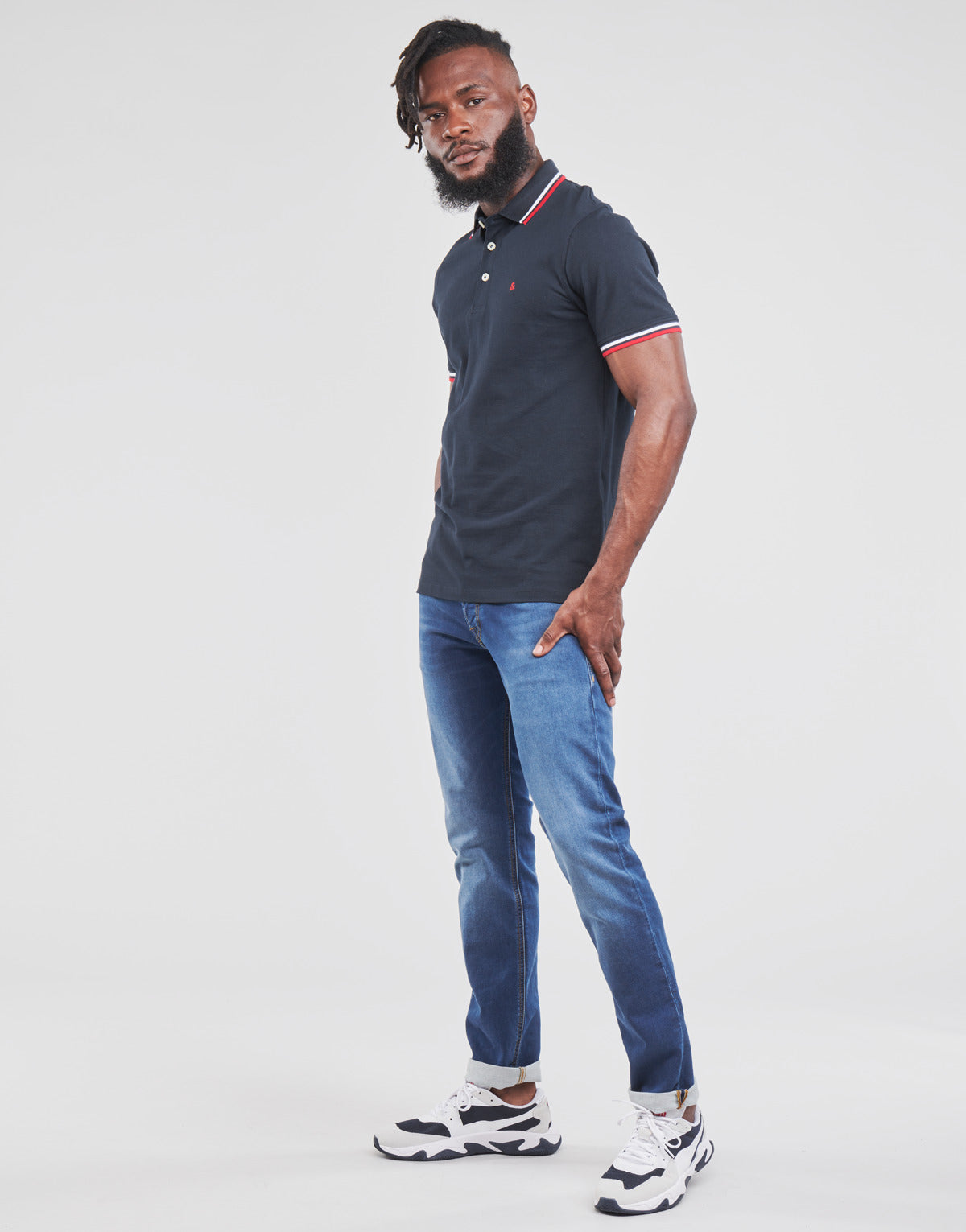 Polo Uomo Jack & Jones JJEPAULOS Blu