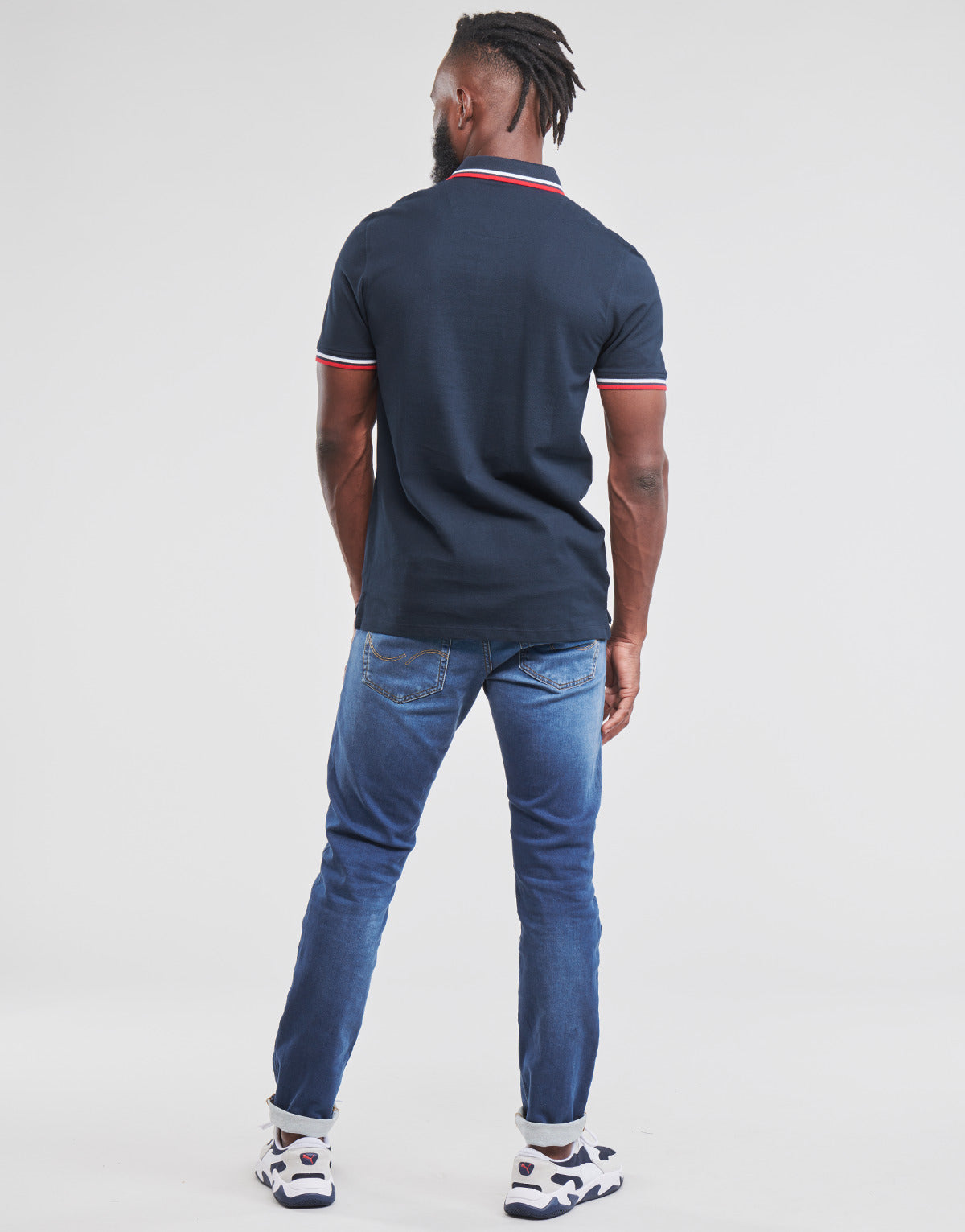 Polo Uomo Jack & Jones JJEPAULOS Blu