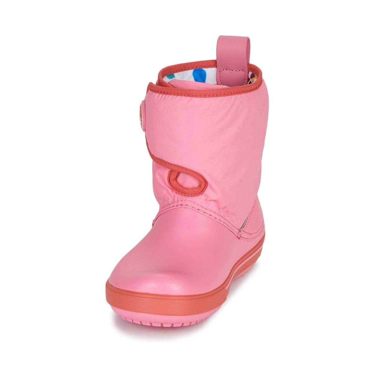 Scarpe da neve bambini ragazza Crocs CROCBAND ll.5 GUST BOOT KIDS PLEM PPY Rosa