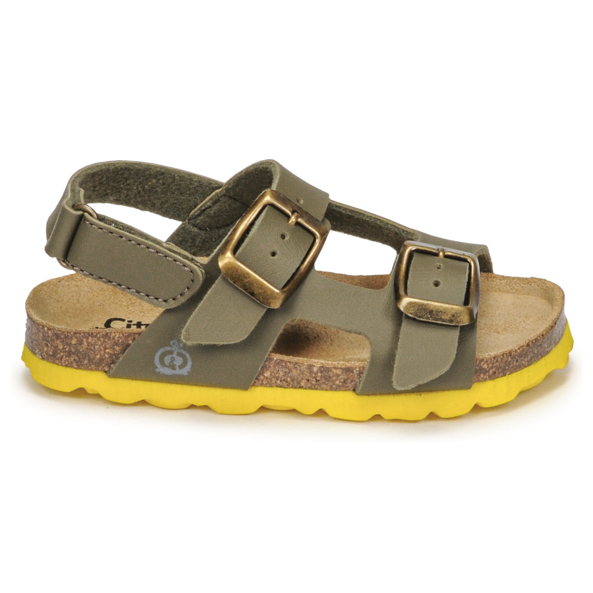 Sandali bambini ragazzo Citrouille et Compagnie KELATU Kaki