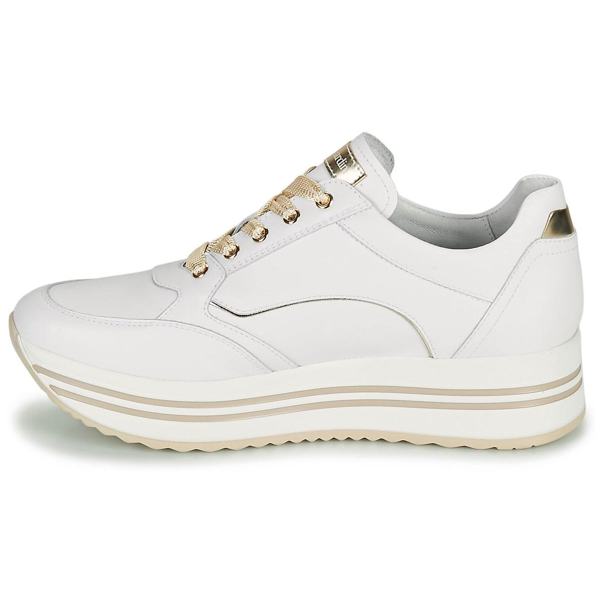 Sneakers basse Donna NeroGiardini DAKOTA Bianco