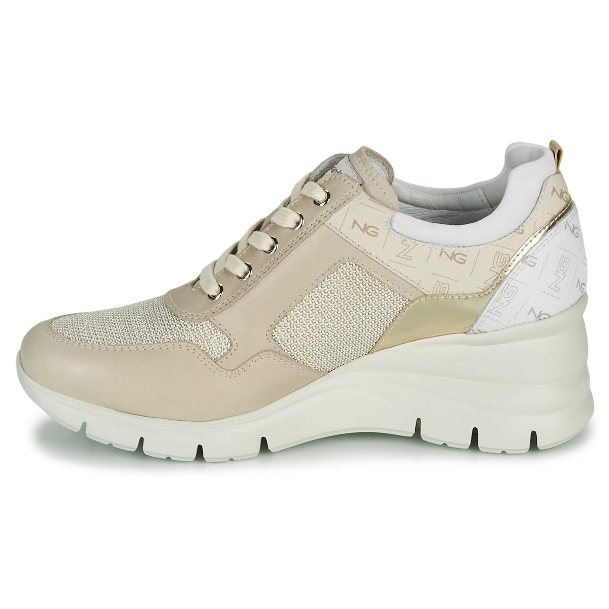 Sneakers basse Donna NeroGiardini  FLORA  Beige