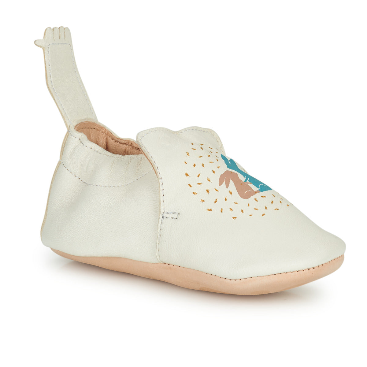 Pantofole bambini ragazza Easy Peasy BLUMOO Bianco
