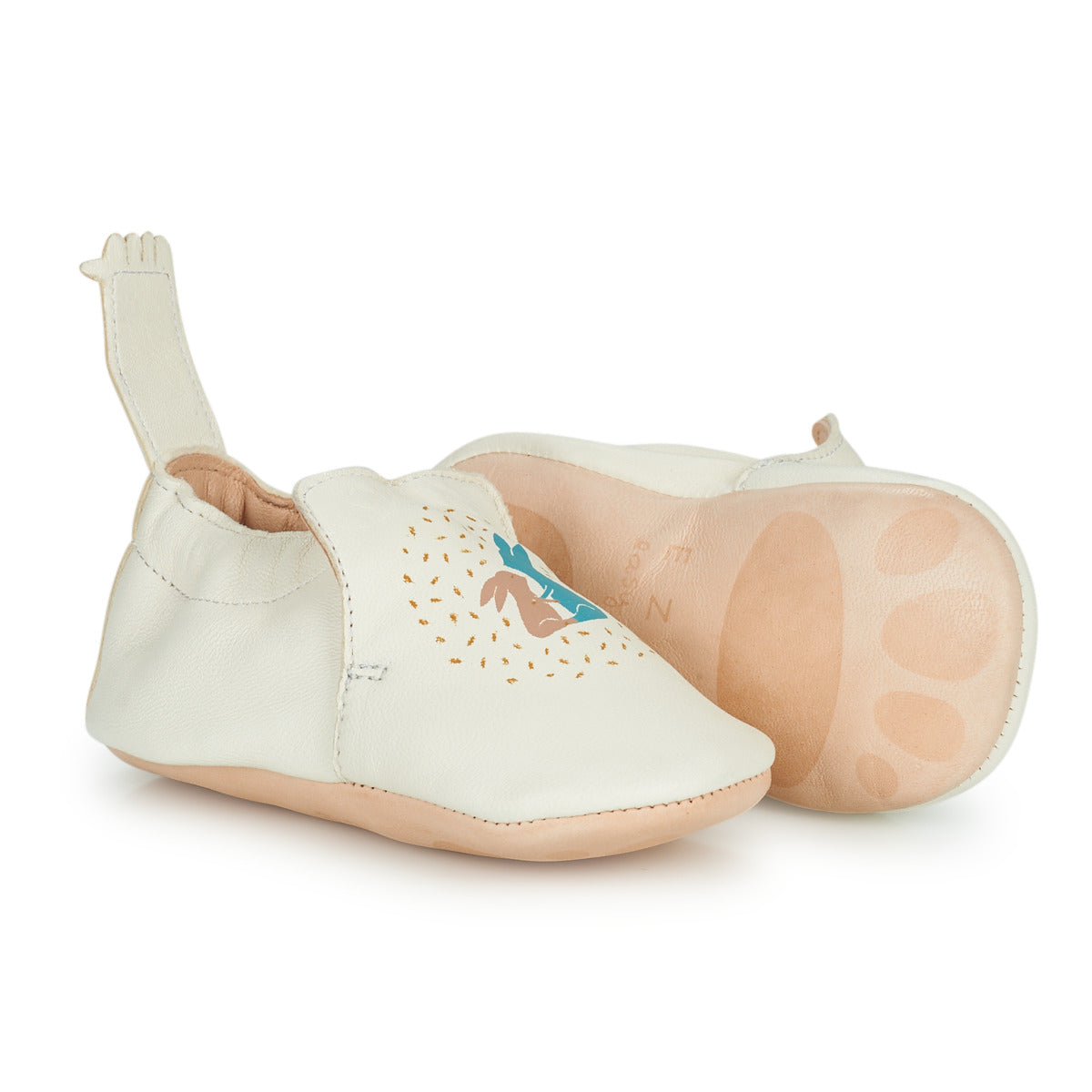 Pantofole bambini ragazza Easy Peasy BLUMOO Bianco