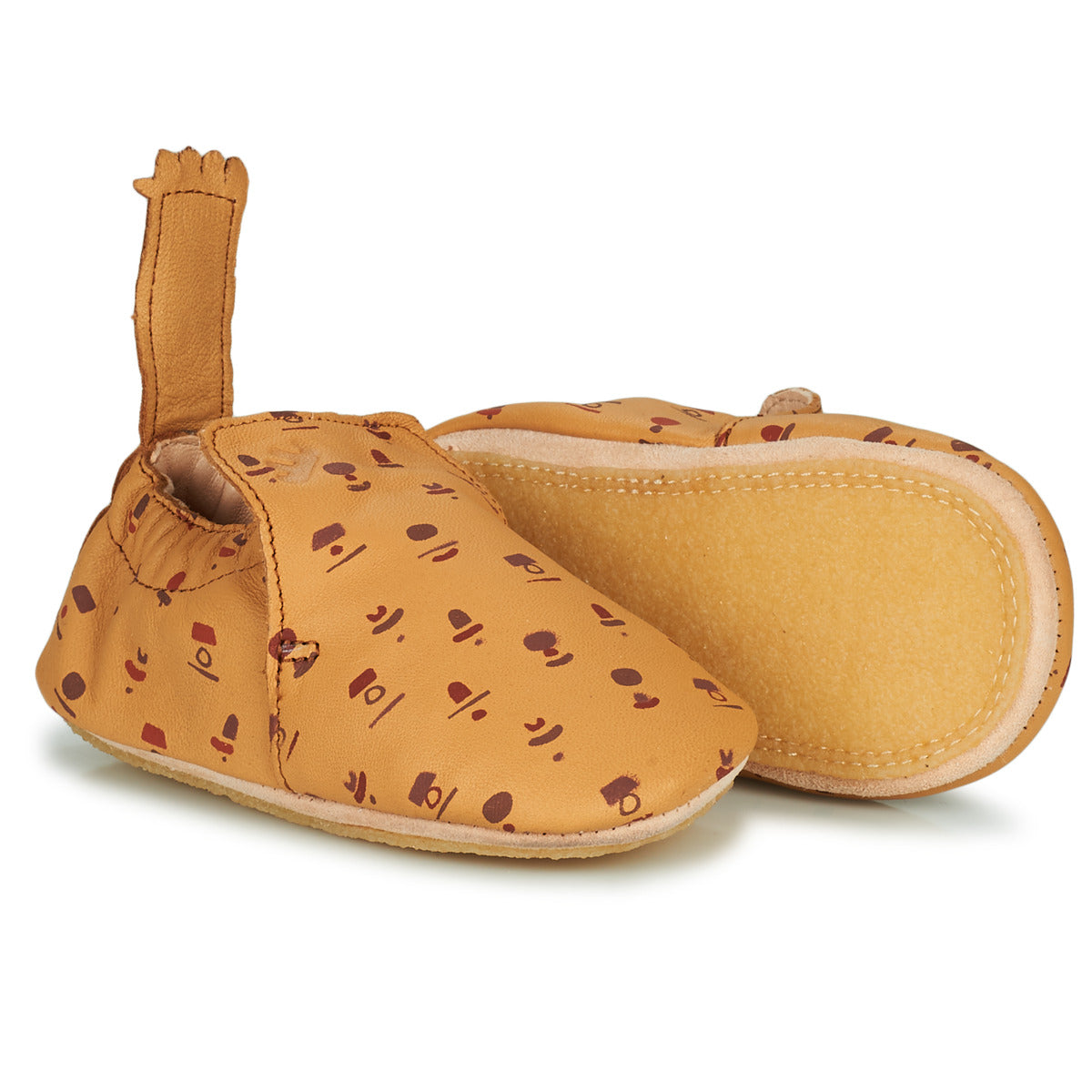 Pantofole bambini ragazza Easy Peasy BLUBLU Marrone