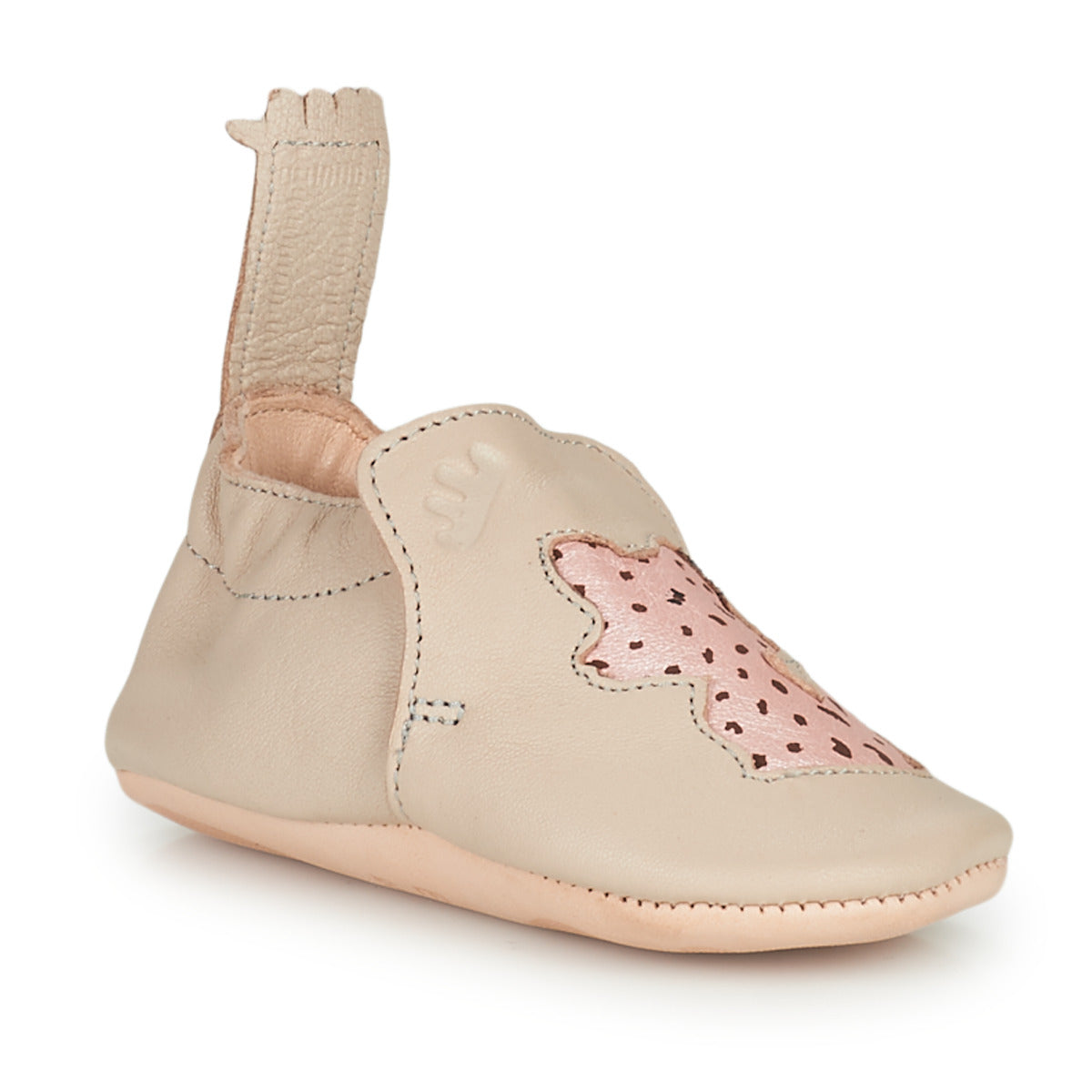 Pantofole bambini ragazzo Easy Peasy  BLUMOO RENARD  Beige