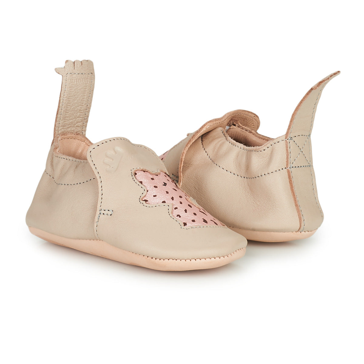 Pantofole bambini ragazzo Easy Peasy  BLUMOO RENARD  Beige