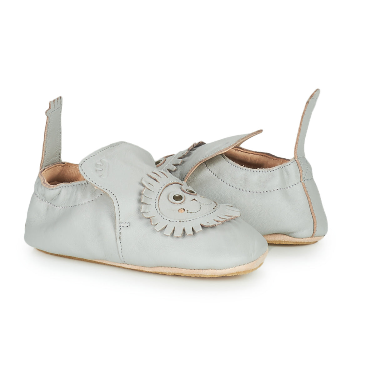 Pantofole bambini ragazza Easy Peasy BLUBLU LION Grigio