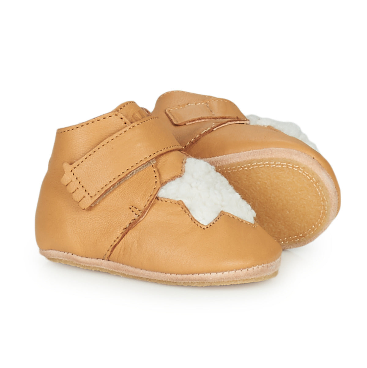 Pantofole bambini ragazza Easy Peasy KINY ETOILE Marrone