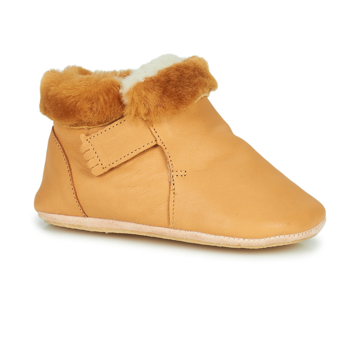 Pantofole bambini ragazza Easy Peasy FOUBLU Marrone