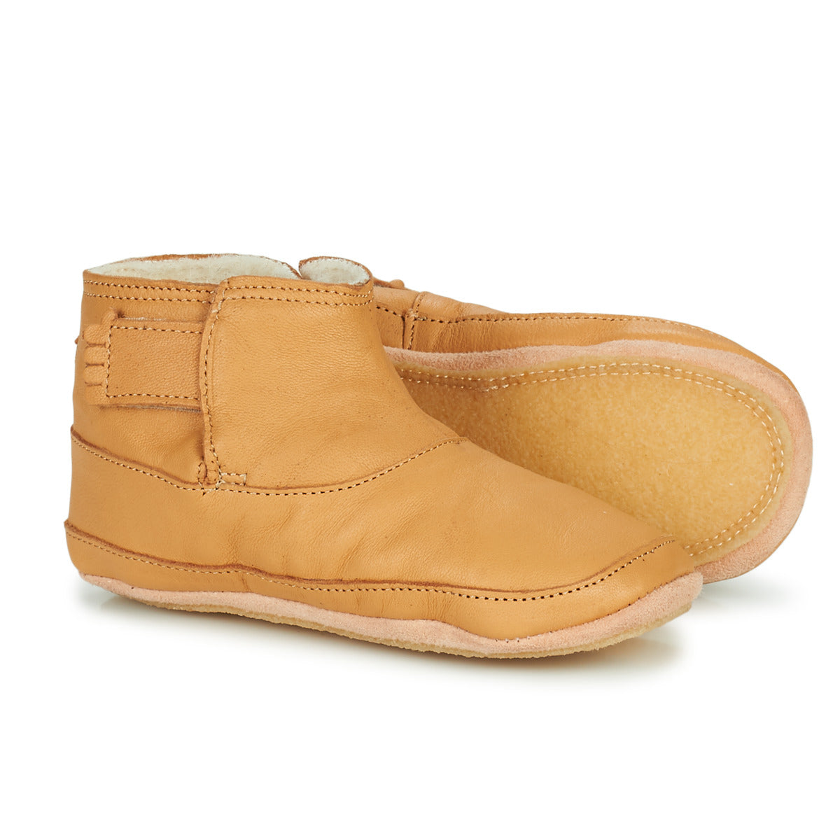 Pantofole bambini ragazza Easy Peasy BOOBOOTIES Marrone
