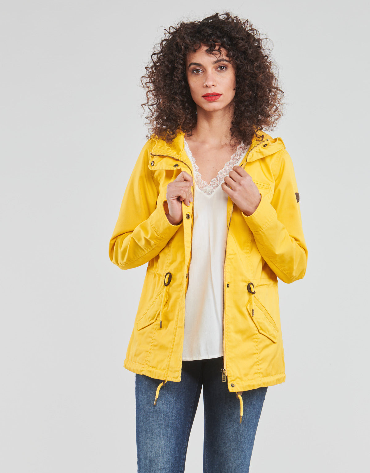 Parka Donna Only ONLLORCA Giallo
