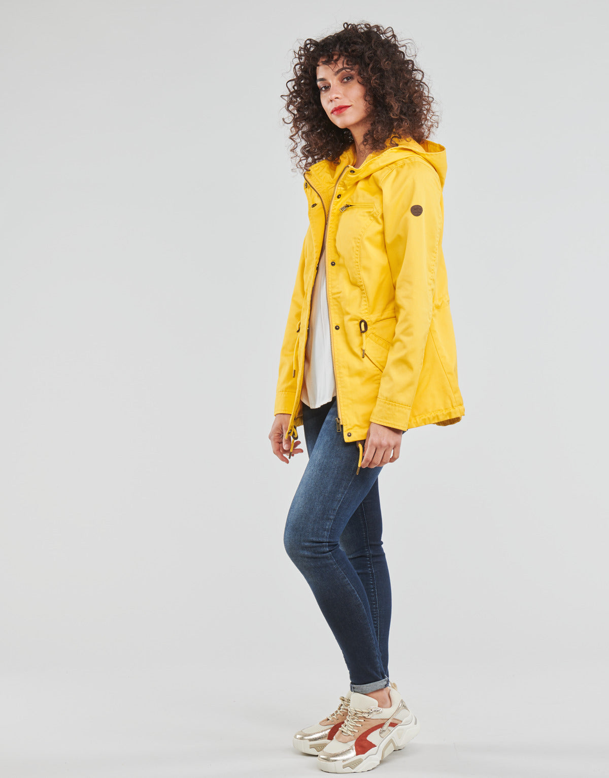 Parka Donna Only ONLLORCA Giallo