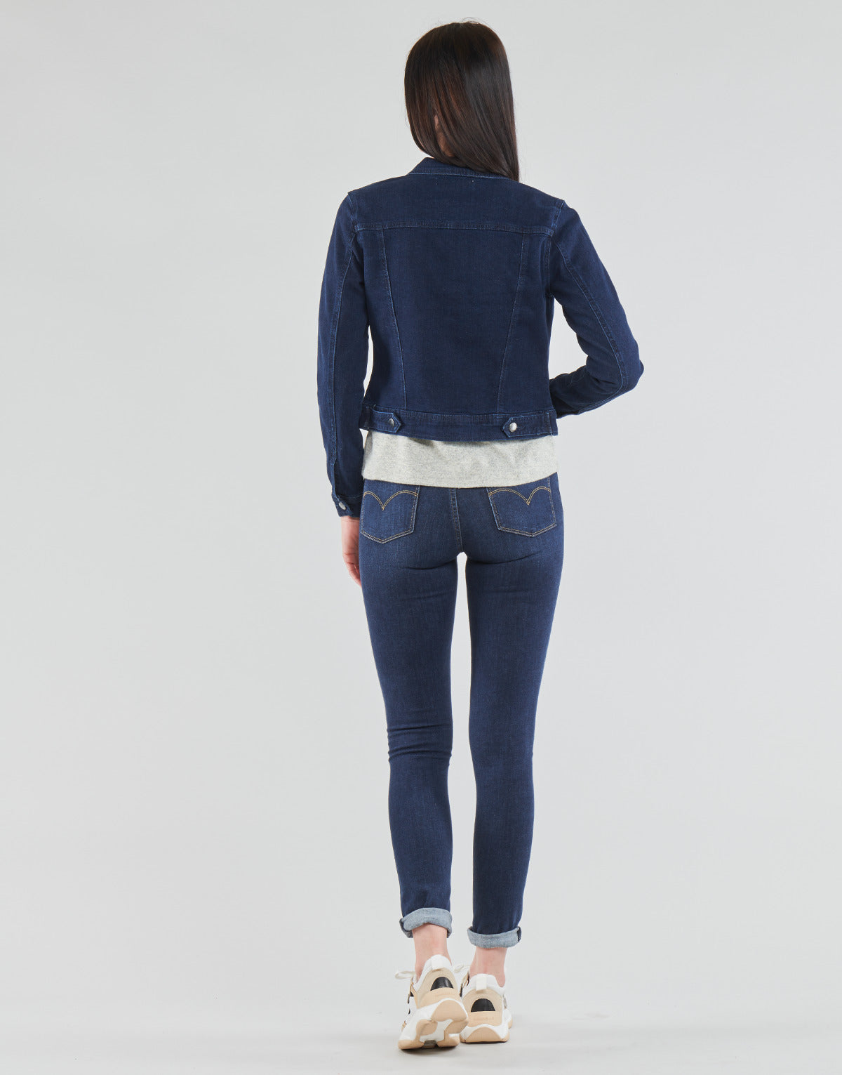 Giacca in jeans Donna JDY  JDYNEWWINNER STR JACKET BOX DNM NOOS  Blu