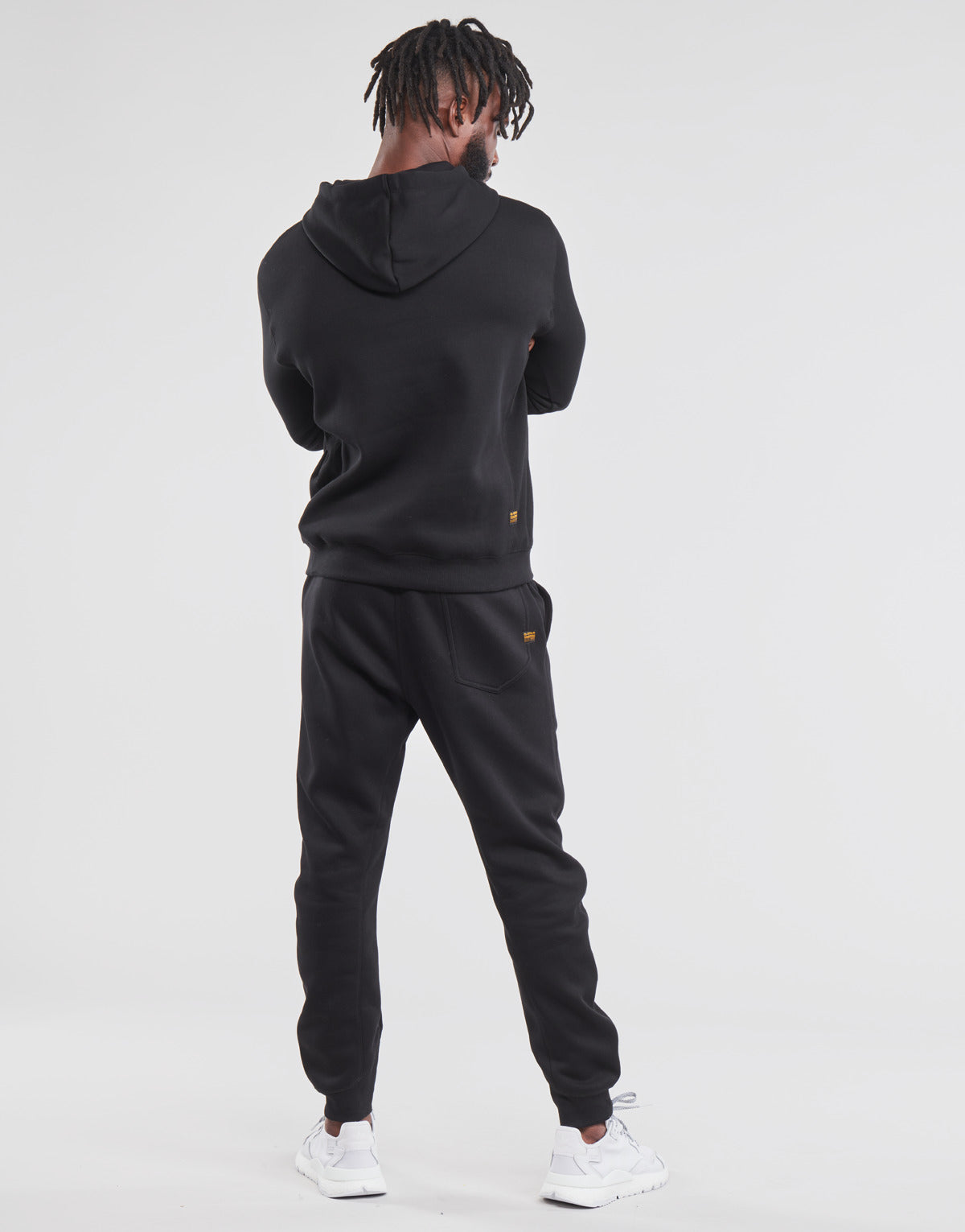 Felpa Uomo G-Star Raw PREMIUM BASIC HOODED SWEATE Nero