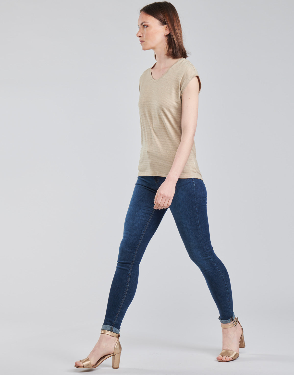 Jeans Slim Donna Only ONLPAOLA Blu