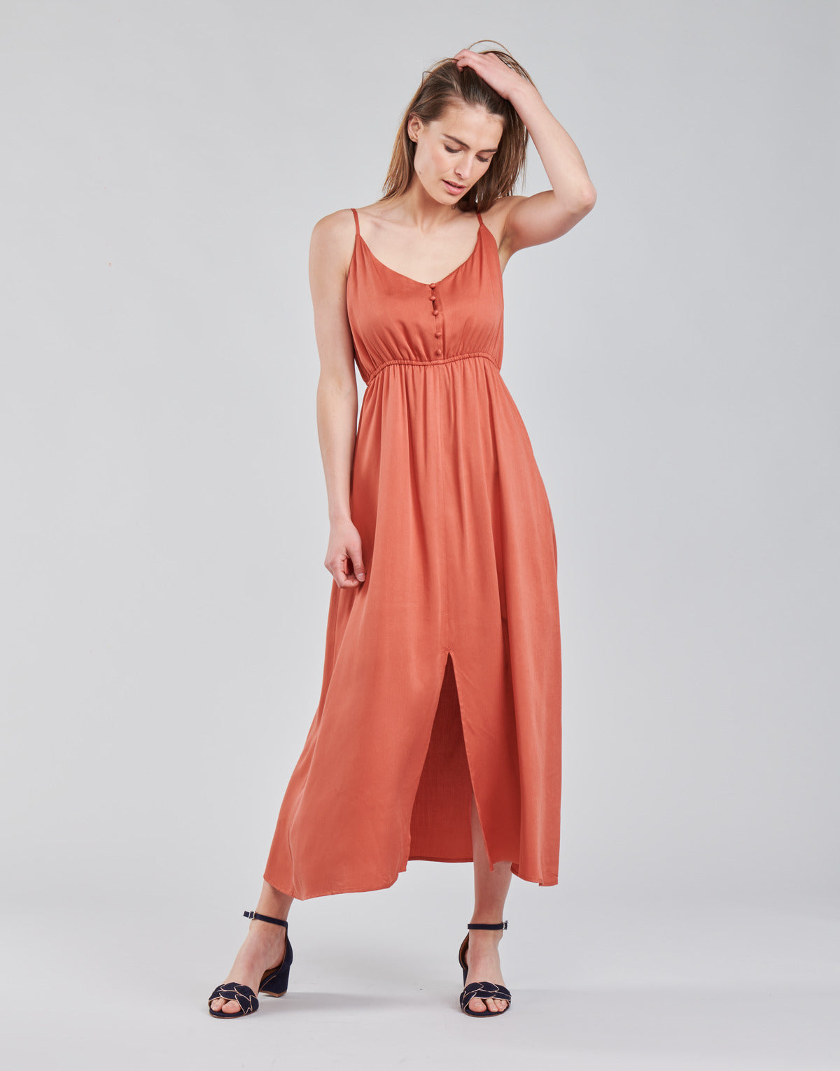 Abito lungo Donna Betty London ONNANA Marrone