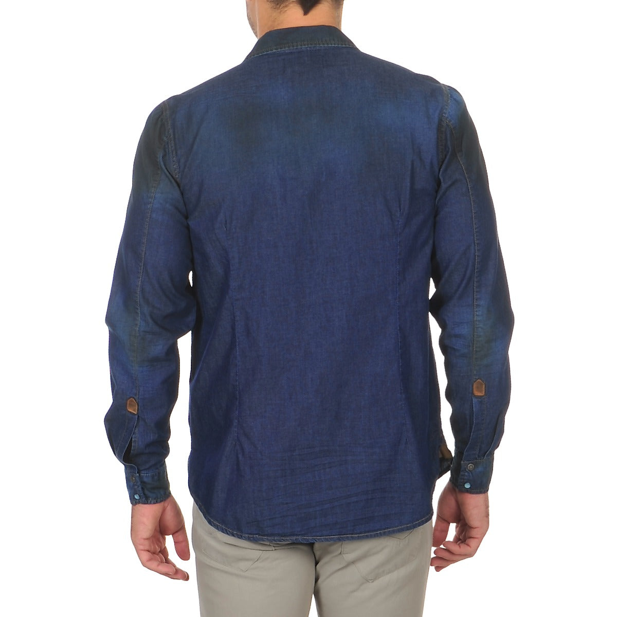 Camicia a maniche lunghe Uomo Freeman T.Porter  CORWEND DENIM  Blu