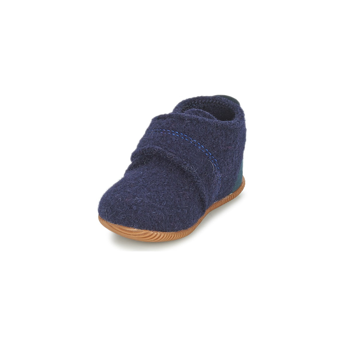 Pantofole bambini ragazza Giesswein OBERSTAUFEN Blu