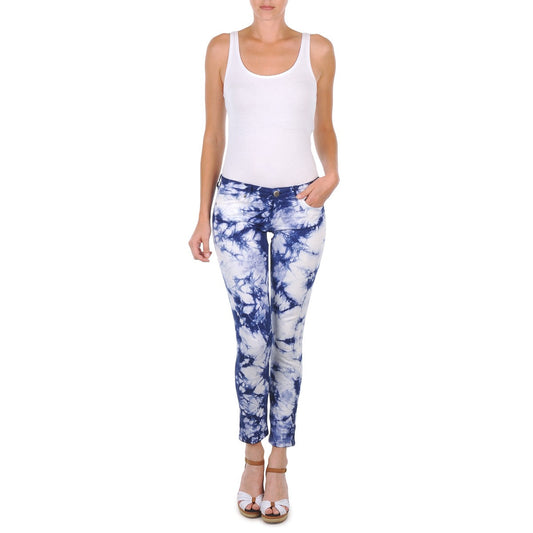 Pantaloni 7/8 e 3/4 Donna Cimarron CLARA TIE DYE Blu