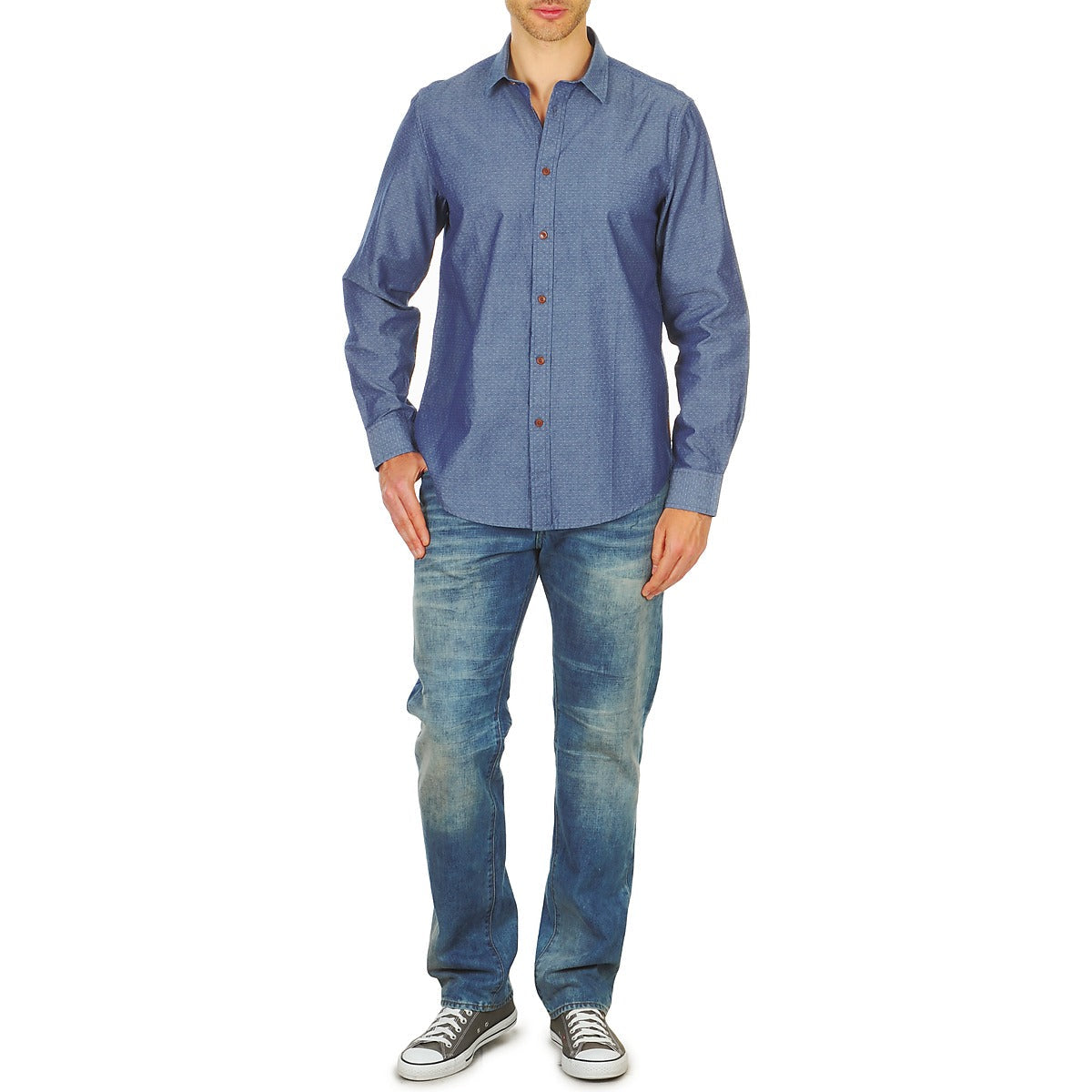 Camicia a maniche lunghe Uomo Ben Sherman BEMA00490 Blu