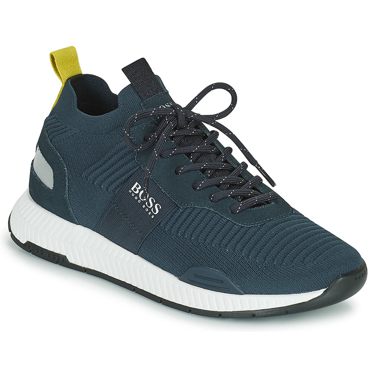 Sneakers Uomo BOSS  TITANIUM RUNN KNST1  Blu