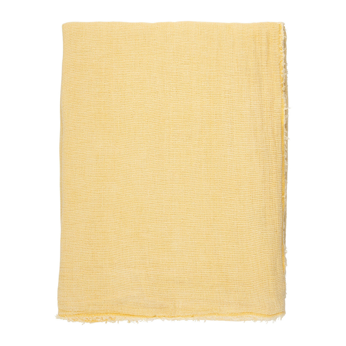 Plaid coperte Côté Table BASIC Giallo