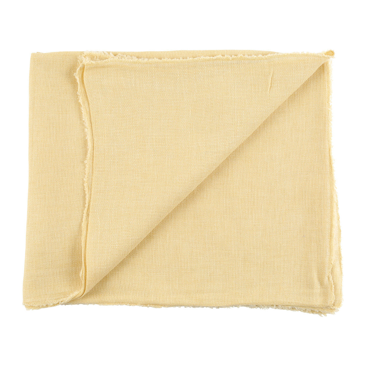 Plaid coperte Côté Table BASIC Giallo