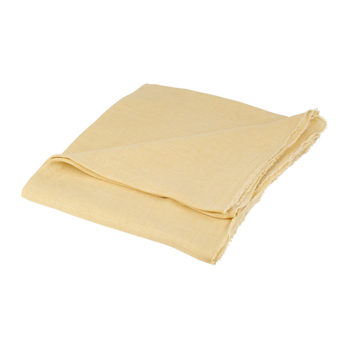 Plaid coperte Côté Table BASIC Giallo