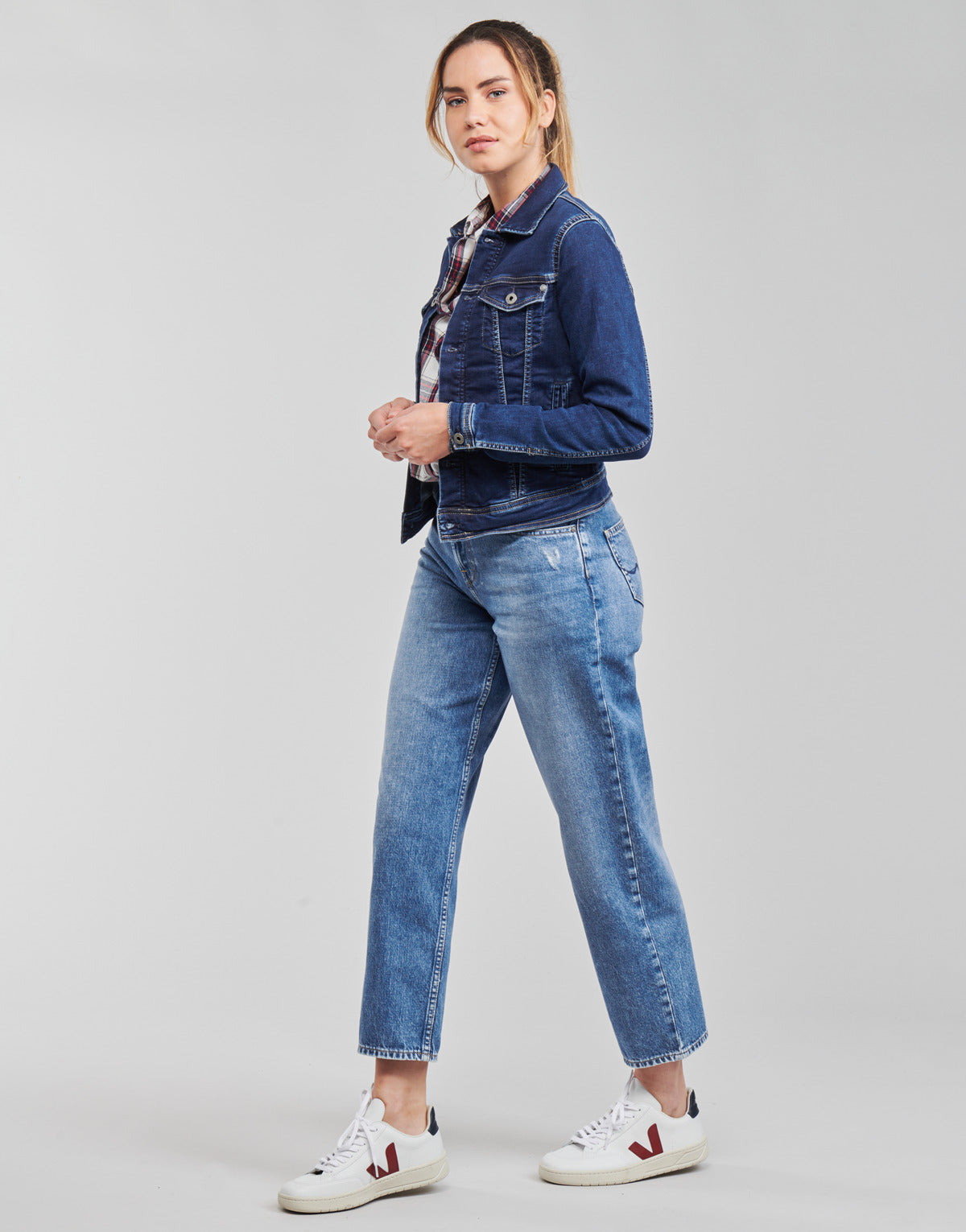 Jeans Donna Pepe jeans DOVER Blu