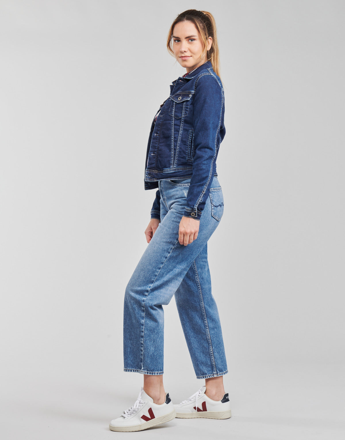 Giacca in jeans Donna Pepe jeans CORE JACKET Blu