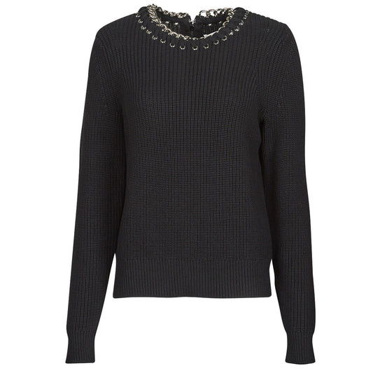 Maglione Donna MICHAEL Michael Kors CHAIN NK SWEATER Nero