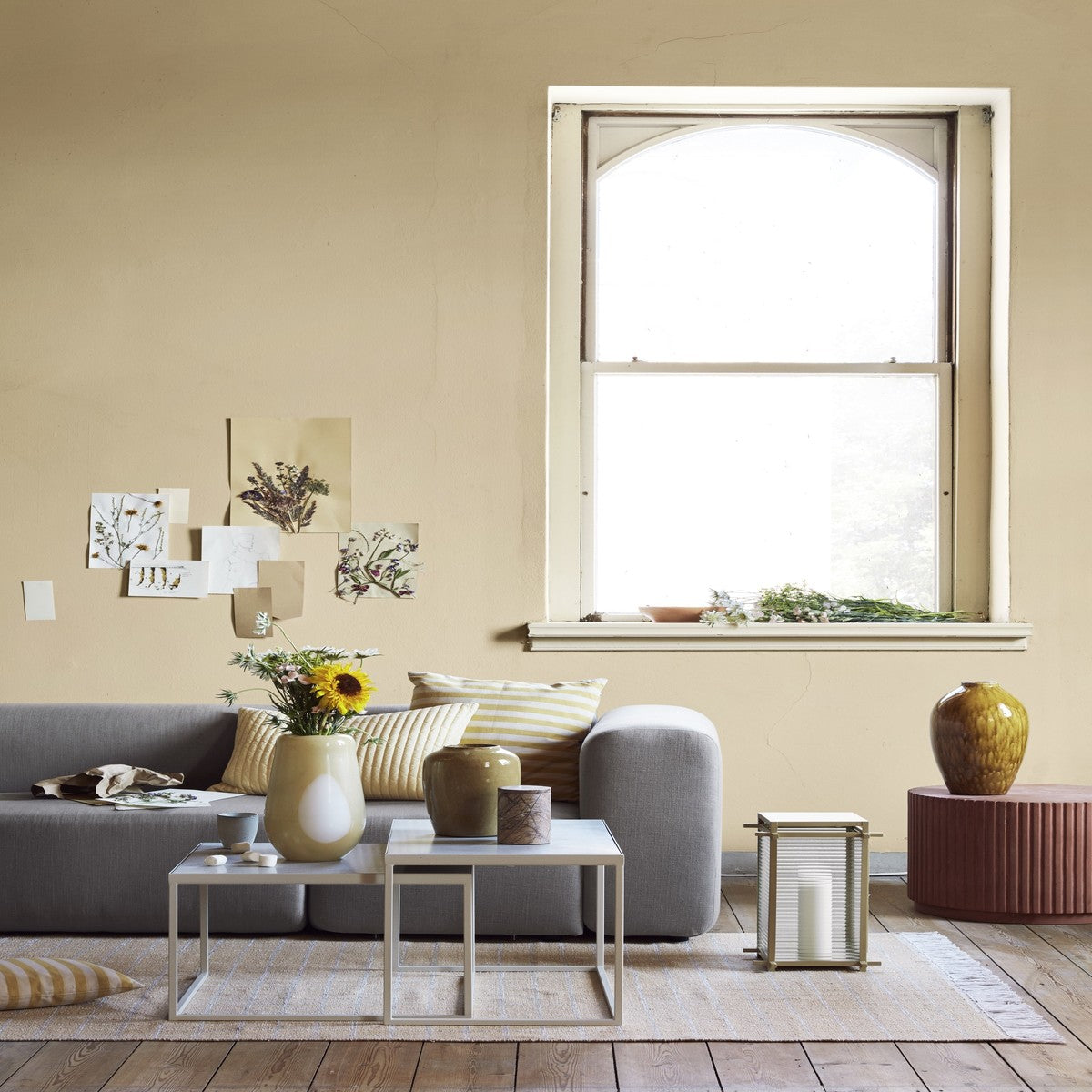 Fodere per cuscini Broste Copenhagen CLEO Giallo