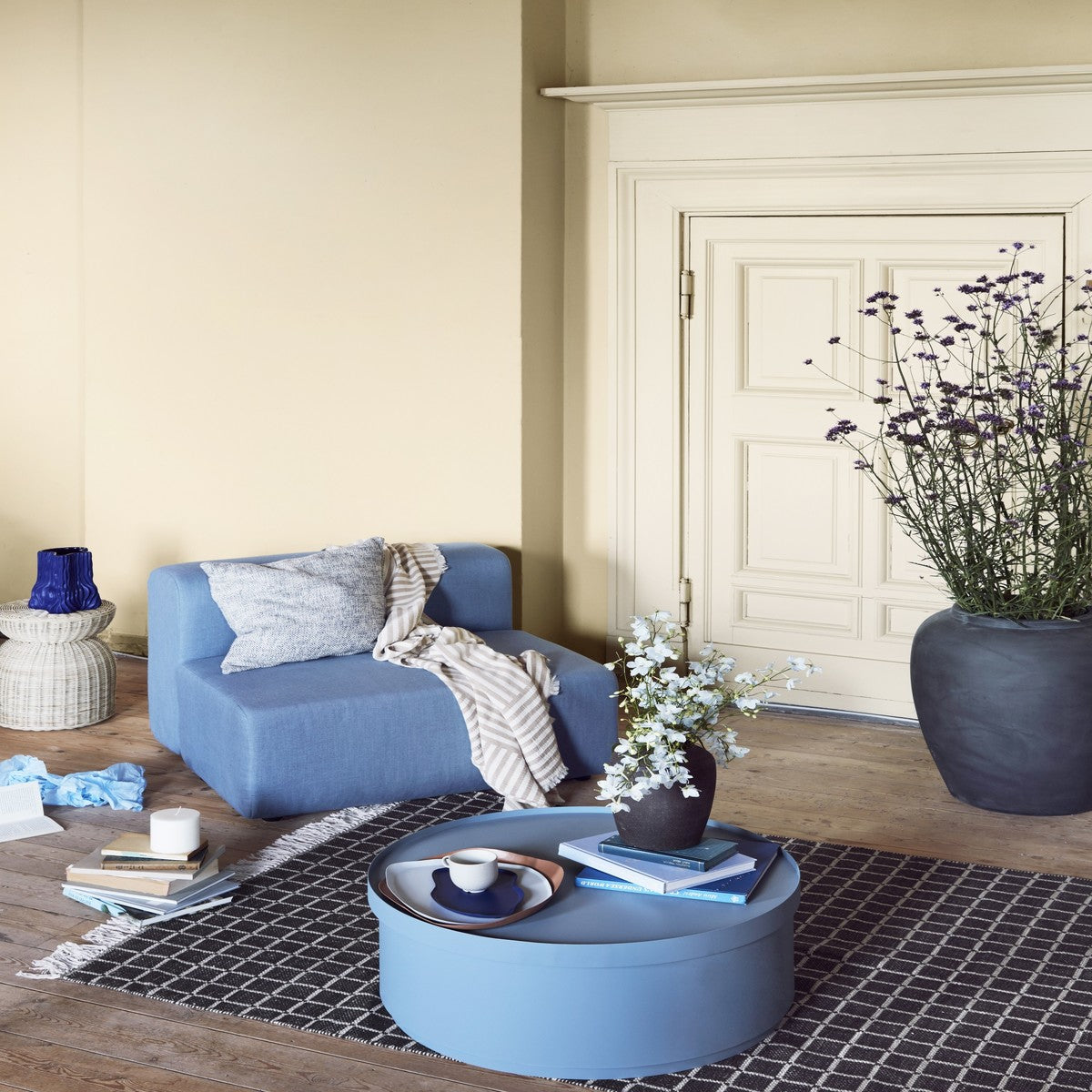 Fodere per cuscini Broste Copenhagen SIRID Blu