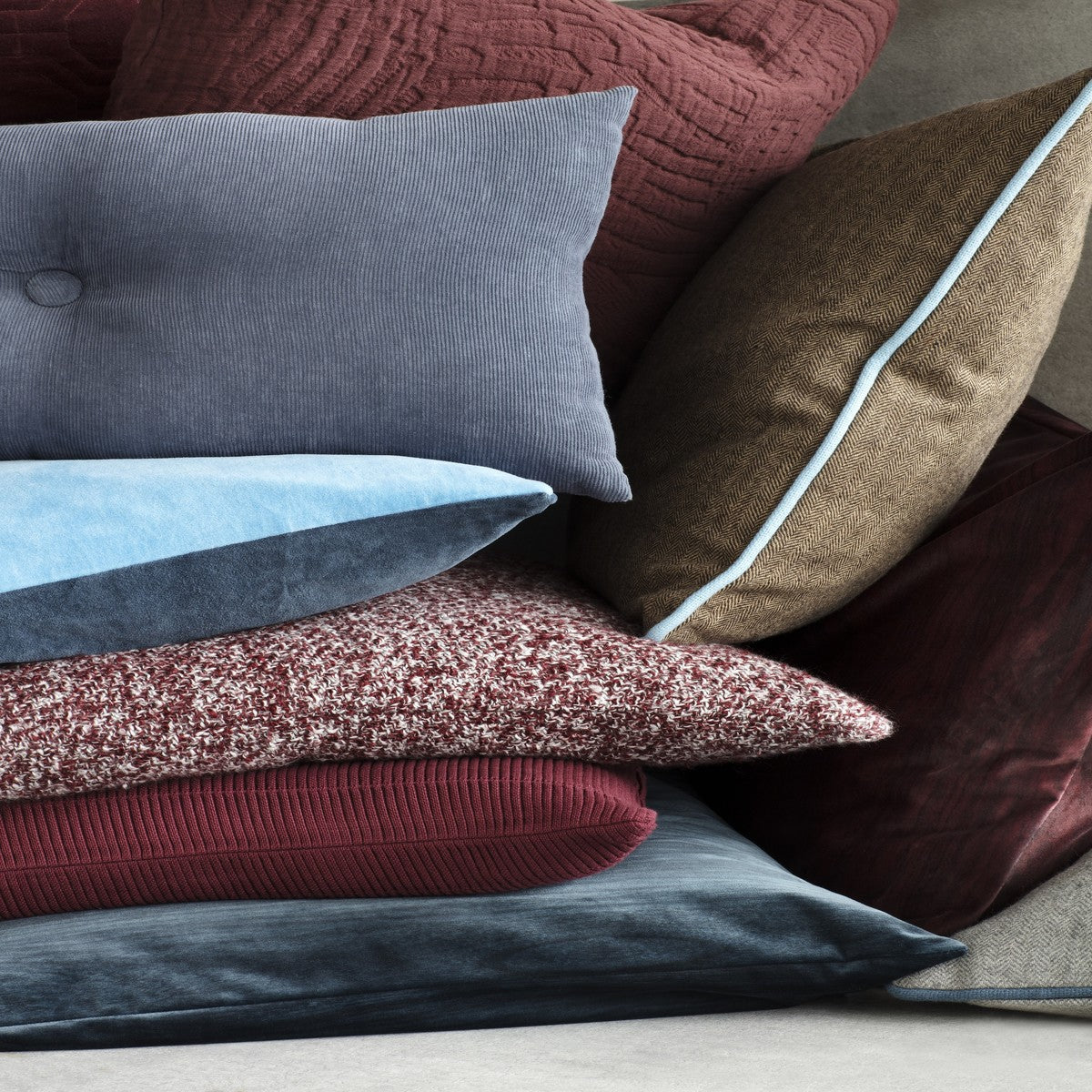 cuscini Broste Copenhagen HELJE Blu