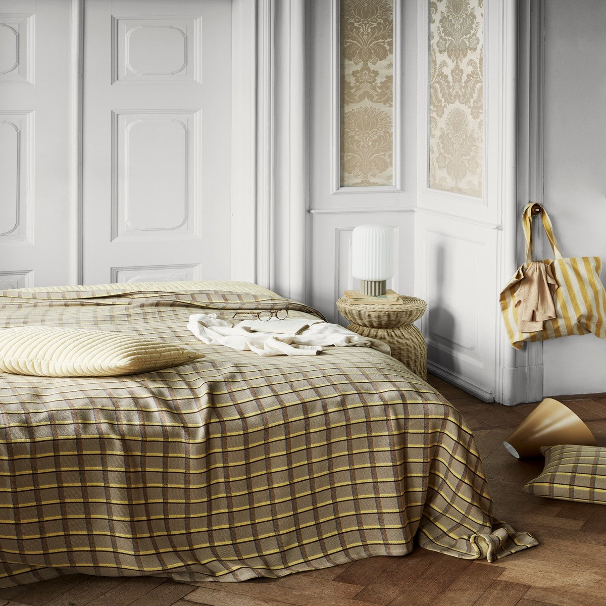 Plaid coperte Broste Copenhagen ZAPPA Marrone