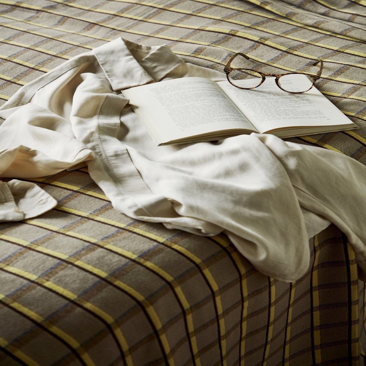 Plaid coperte Broste Copenhagen ZAPPA Marrone