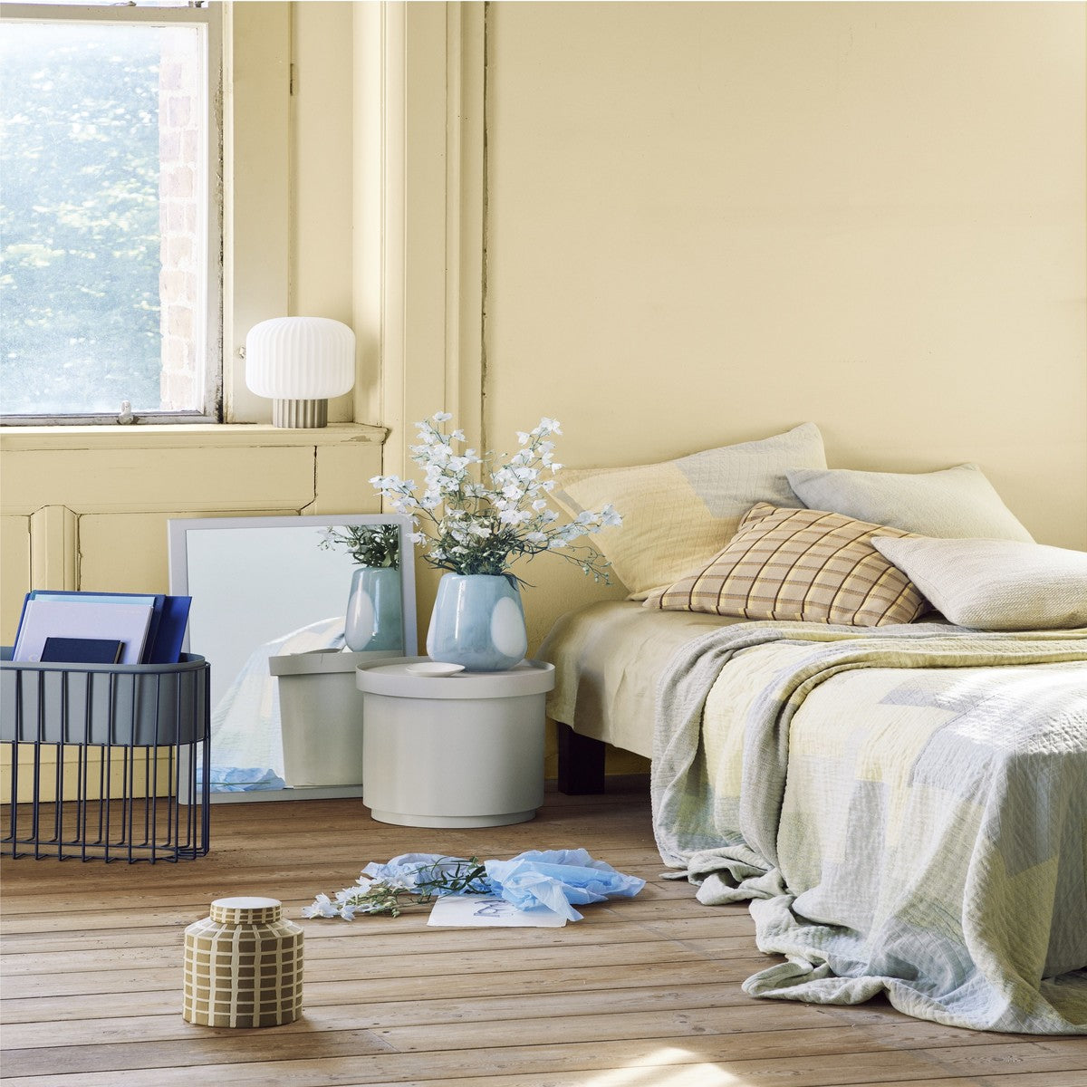 Fodere per cuscini Broste Copenhagen PATCH Beige